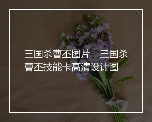 三国杀曹丕图片 三国杀曹丕技能卡高清设计图